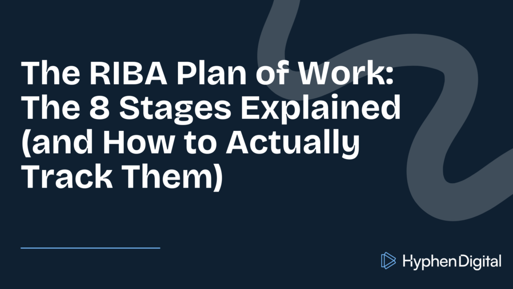 RIBA Plan of work title card by Hyphen Digital